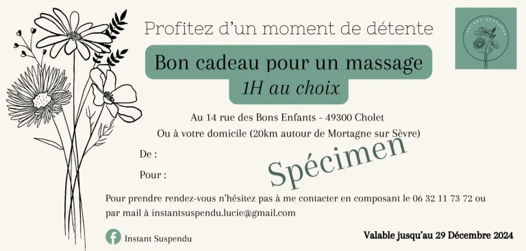 Exemple de bon cadeau